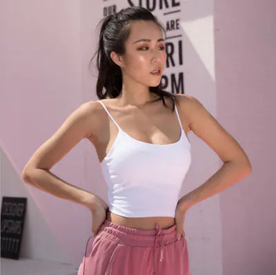 Load image into Gallery viewer, Backless Gym Tank Top with Straps
