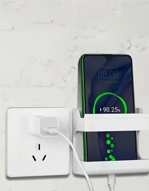 Cargar imagen en el visor de la galería, Soporte de teléfono para pared, caja organizadora autoadhesiva
