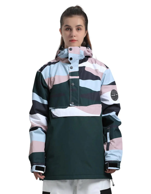 Load image into Gallery viewer, GSOU SNOW Women Ski Jacket Men Snowboard Coat Waterproof Windproof Snowboarding Jacket Insulated Warm Hooded
