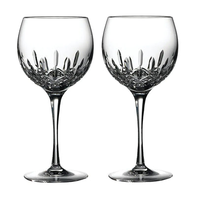 Waterford Lismore Essence Balloon Wine Glass Set of 2 Clear