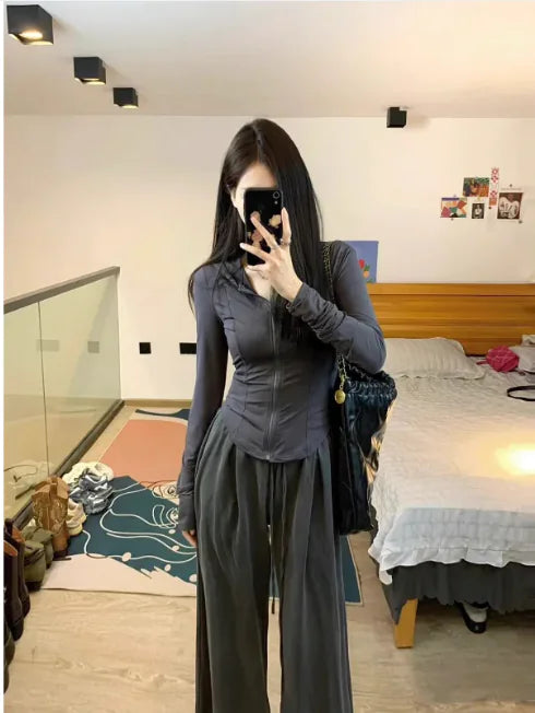 Veste de yoga en soie glacée