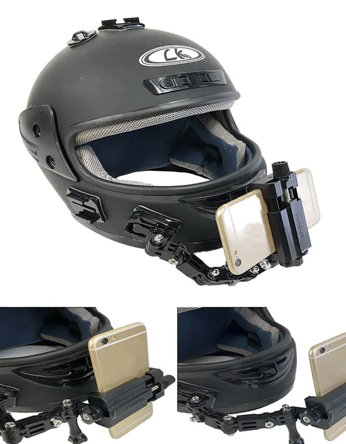 Cargar imagen en el visor de la galería, Soporte universal para teléfono para la mentonera del casco de motocicleta
