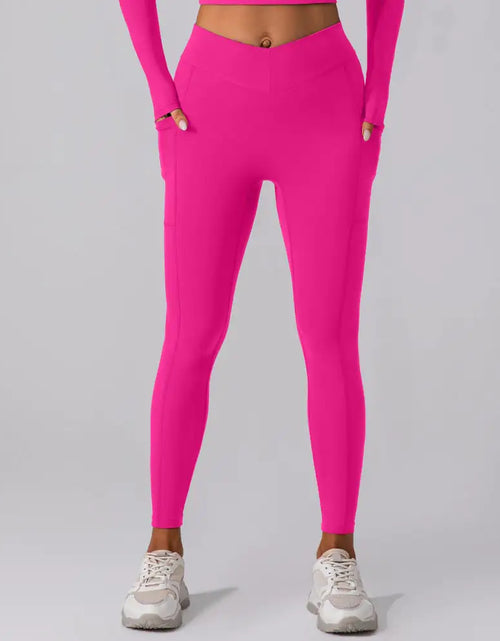 Load image into Gallery viewer, Belly Shaping Sports Running Workout Leggings
