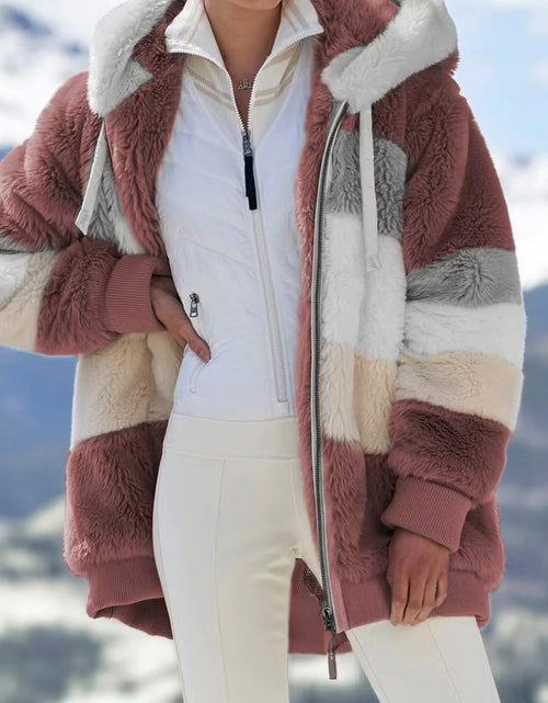 Load image into Gallery viewer, Women's Loose Hooded Jacket
