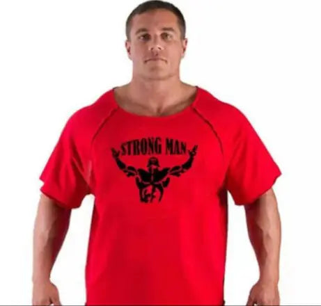Men's Batman Print Gym Short Sleeve Shirt