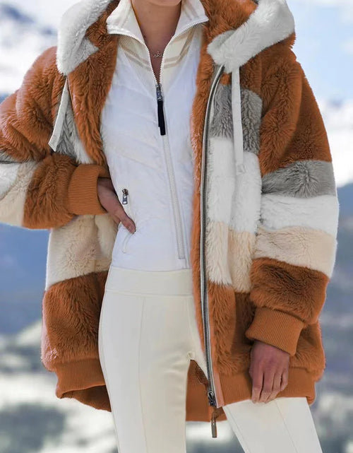 Load image into Gallery viewer, Women's Loose Hooded Jacket
