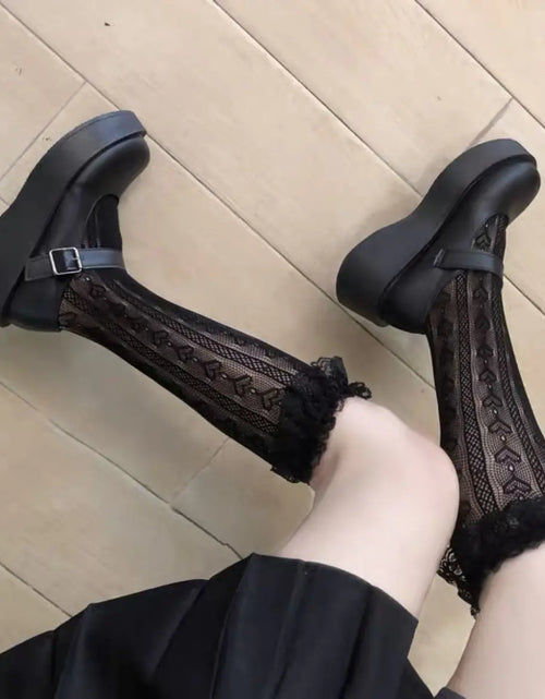 Load image into Gallery viewer, Japanese Hollow Net Stockings for Women - Soft Design
