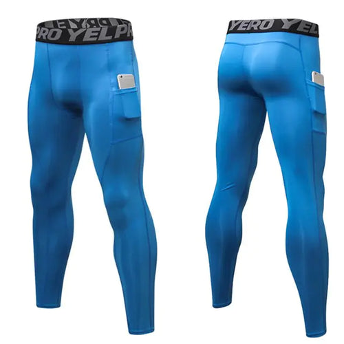 Load image into Gallery viewer, Custom Men’s Compression Leggings for Gym &amp; Running
