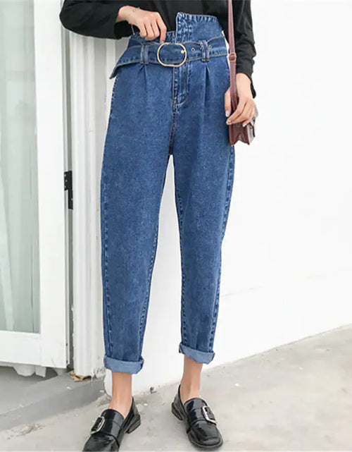 Load image into Gallery viewer, Harem Pants, Baggy Pants, Denim Harem Trousers
