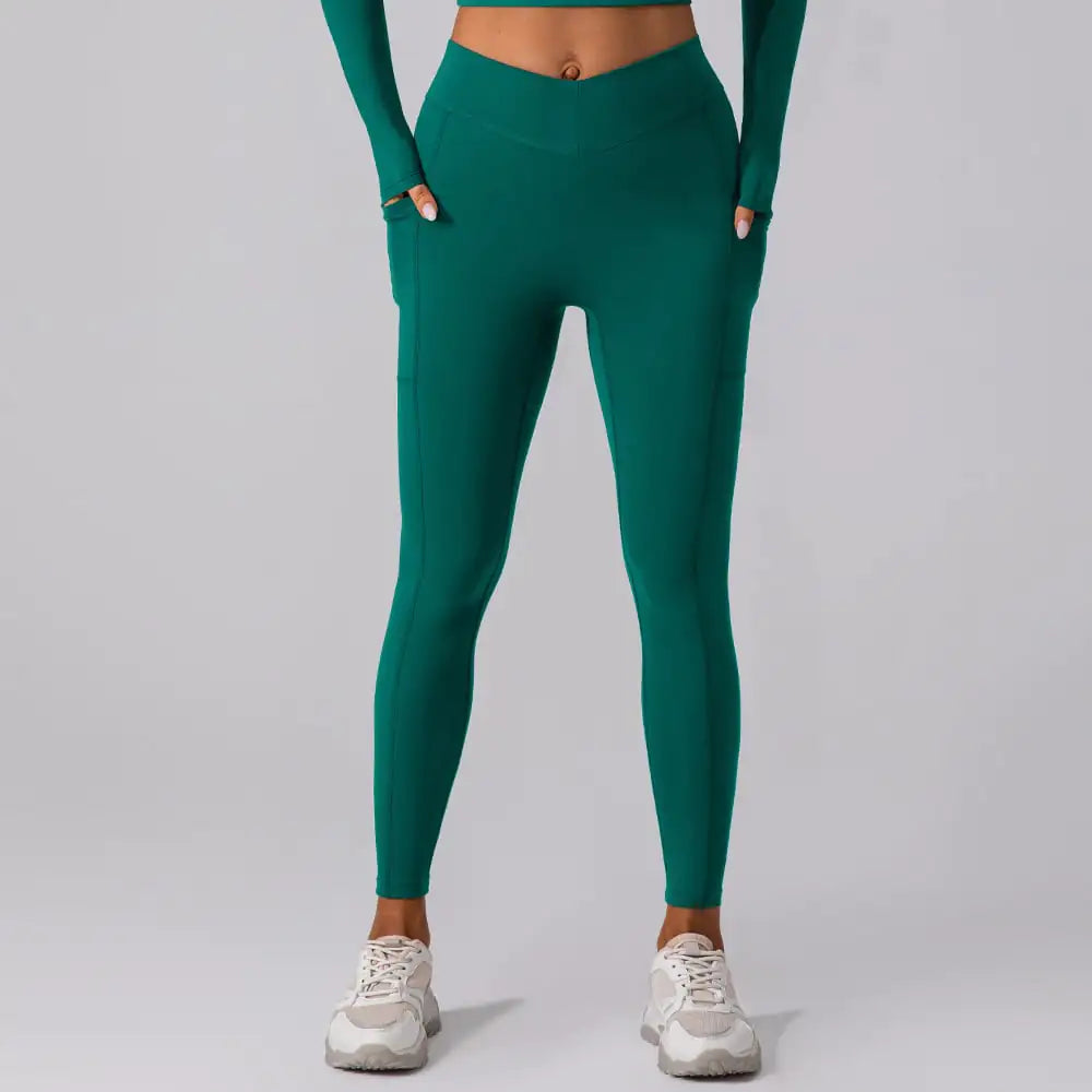 Belly Shaping Sports Running Workout Leggings