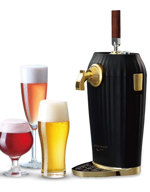 Load image into Gallery viewer, GREEN HOUSE COCKTAIL AND DRAFT BEER DISPENSER - Converts Any Type of Can Bottle Beer or Juice into Beer Cocktail or Tap Draft Beer with Ultra Fine Foam to keep taste longer.
