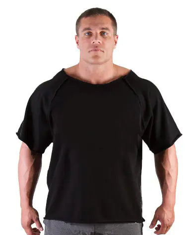 Men's Batman Print Gym Short Sleeve Shirt