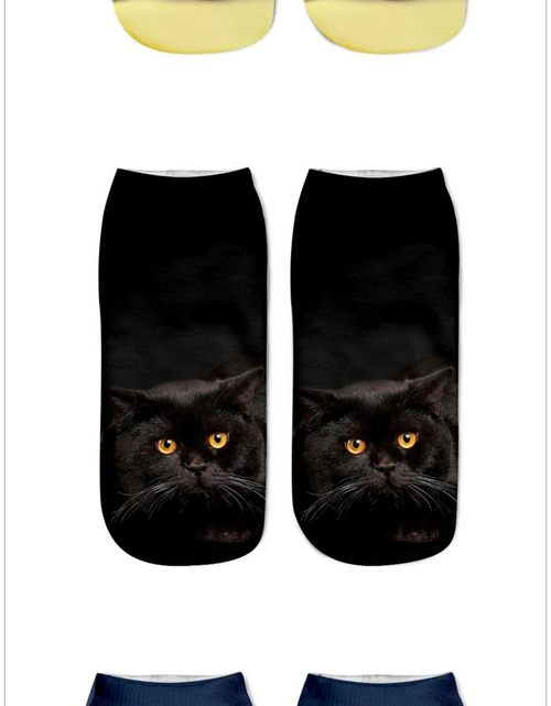 Load image into Gallery viewer, Cat Print Socks - Unique Design Socks
