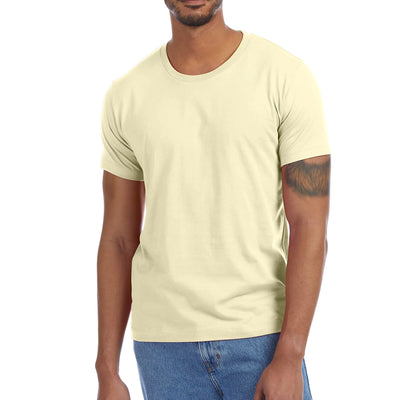 Alternative Mens Go-to Tee Pale Yellow 3X-Large