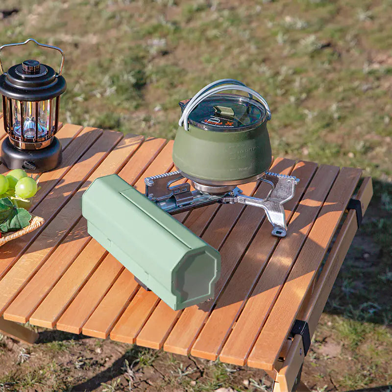 Camping Gas Stove Portable Folding Cassette Stove Outdoor Hiking BBQ Travel Cooking Grill Cooker Gas Burner Food Heating Tool Kitchen Gadgets