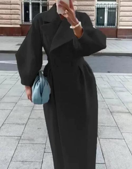 Cargar imagen en el visor de la galería, Chaqueta vintage de solapa con mangas farol
