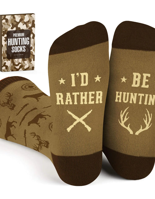 Load image into Gallery viewer, Hunting Gifts for Men Gifts for Hunters Hunting Accessories for Men - Hunting Gifts for Dad Husband Grandpa - Hunting Gear for Men Gifts for Hunters Men - Mens Novelty Socks Huntings Socks
