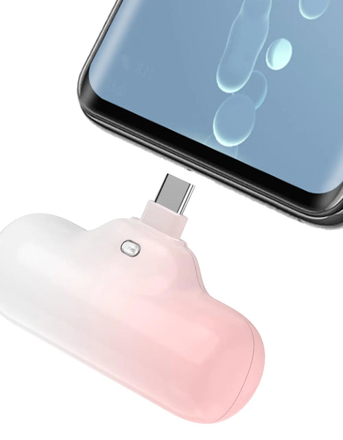 Cargar imagen en el visor de la galería, Cargador portátil ultracompacto USB C - Batería externa pequeña de carga rápida de 4000 mAh para Android Cargador de teléfono externo para Samsung Galaxy S24 Ultra/Z Flip/Z Fold/Google, etc.
