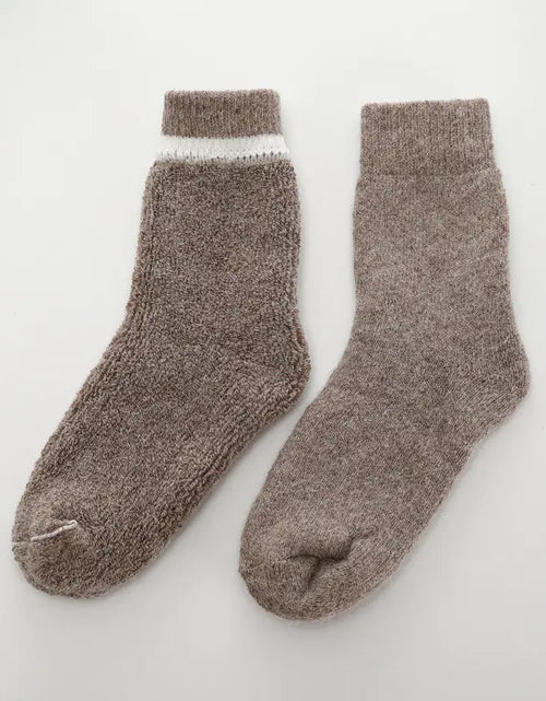 Cargar imagen en el visor de la galería, Calcetines de lana, calcetines de pelo de conejo, calcetines de cachemira polar
