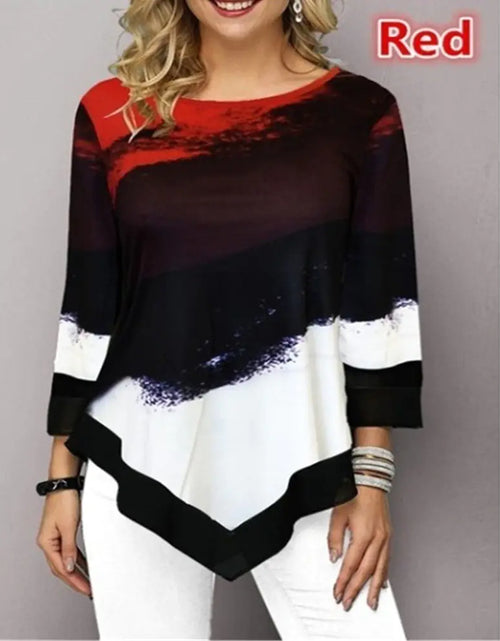 Load image into Gallery viewer, New Digital T-Shirt, 3/4 Sleeve Print Tee
