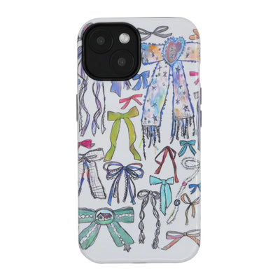Funda para teléfono con lazo de doble capa qizjio, compatible con iPhone 15, resistente a caídas, golpes, bonita y divertida