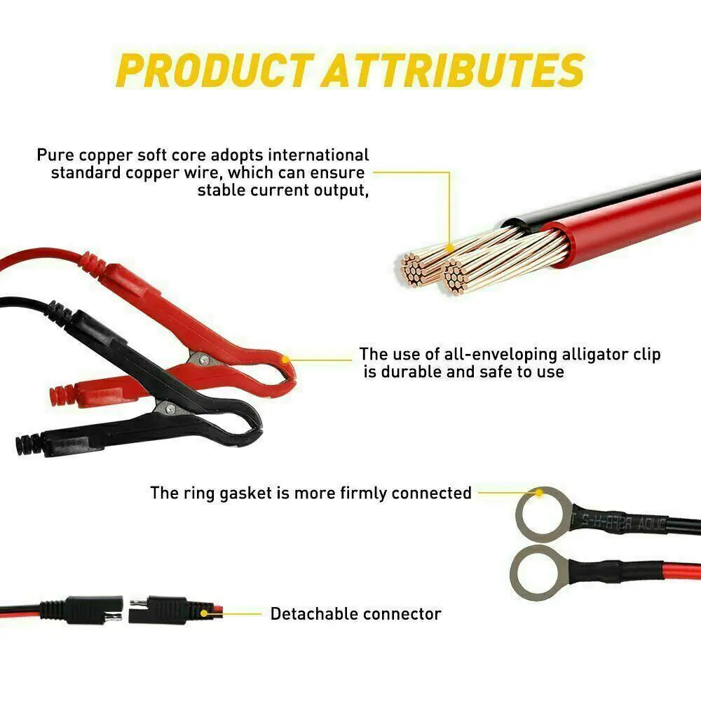 Cargador automático e inteligente de batería de 1500 mAh de 12 V portátil para coche, mantenedor de carga lenta