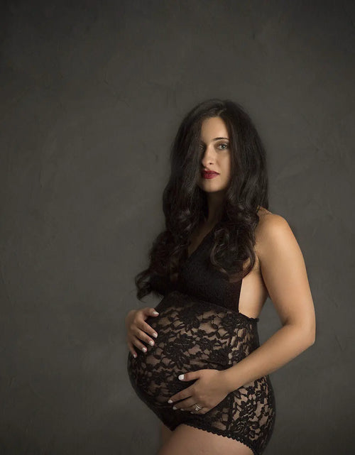 Load image into Gallery viewer, Lace Backless Maternity Lingerie with Neck Strap
