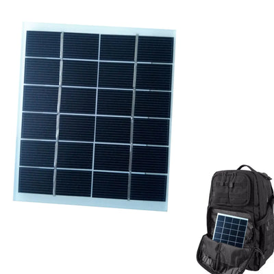 Paneles Solares BuogintPaneles Solares Impermeables para Exteriores - Cargador de Batería Solar de 6v 2w para Teléfono Móvil, Batería Externa y Lámpara de Camping