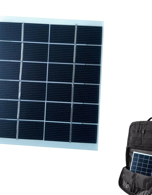 Cargar imagen en el visor de la galería, Paneles Solares BuogintPaneles Solares Impermeables para Exteriores - Cargador de Batería Solar de 6v 2w para Teléfono Móvil, Batería Externa y Lámpara de Camping

