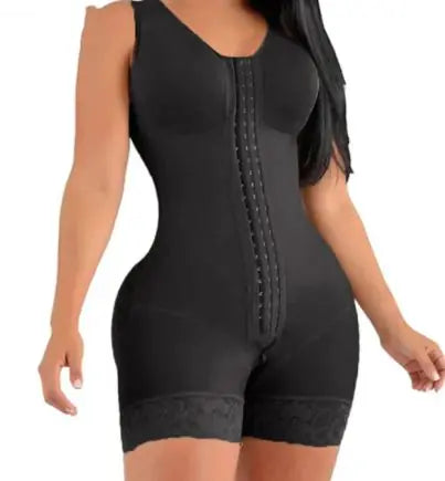 Women's Shapewear Vest Bodysuit with Zipper - Waist Cincher One-Piece