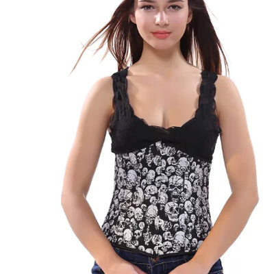 Faja moldeadora con forma de calavera