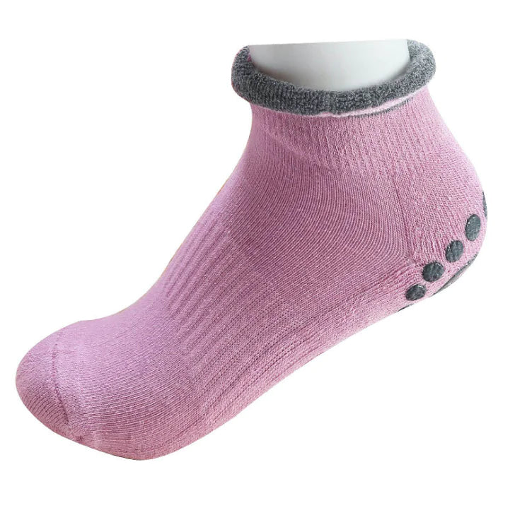 Chaussettes de yoga, Chaussettes d'intérieur, Chaussettes antidérapantes