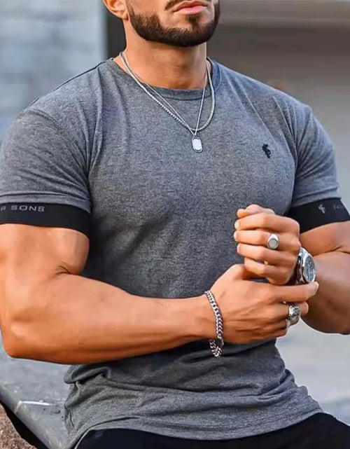 Load image into Gallery viewer, Men&#39;s Cotton Gym Shirt for Any Activity
