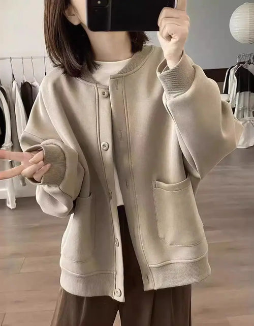 Load image into Gallery viewer, Lantern Sleeve Cardigan Jacket
