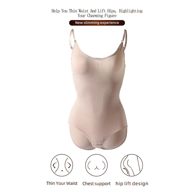 Sous-vêtement gainant liftant ventre et hanches grande taille sans coutures