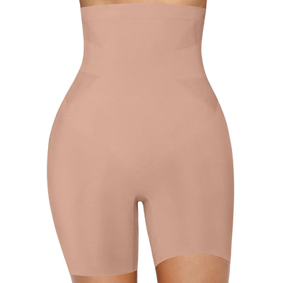 FeelinGirl Faja Moldeadora de Mujer Braga Reductora de Cintura Alta Moldeador de Cuerpo Pantalón Corto para Mujer Faja Reductora Adelgazante Muslos Debajo del Vestido
