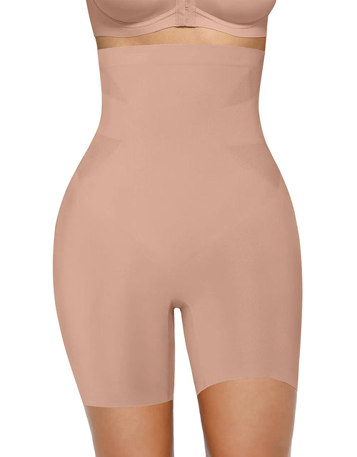 Cargar imagen en el visor de la galería, FeelinGirl Faja Moldeadora de Mujer Braga Reductora de Cintura Alta Moldeador de Cuerpo Pantalón Corto para Mujer Faja Reductora Adelgazante Muslos Debajo del Vestido
