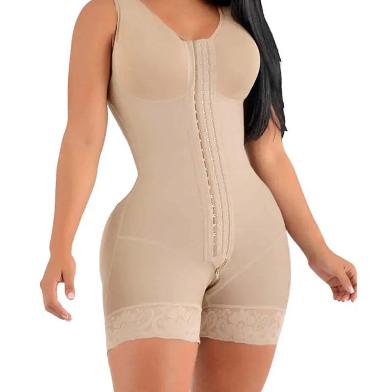 2024 New Cross-Border Full Body Shapewear with Zipper