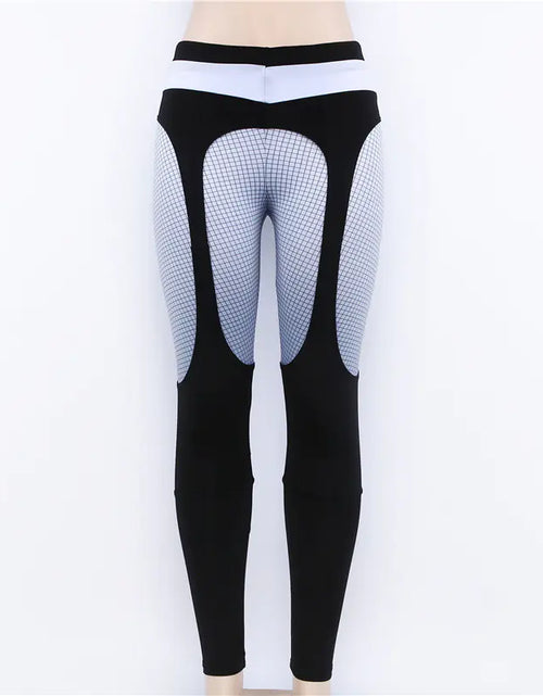 Load image into Gallery viewer, Leggings, Yoga Pants, Printed Pants, Color Block Yoga Pants
