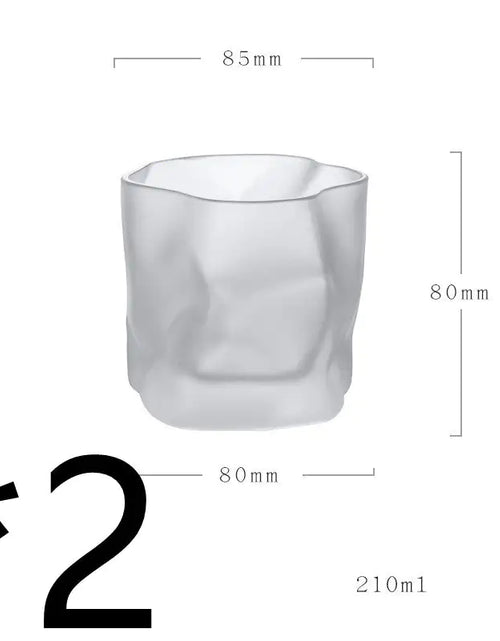 Load image into Gallery viewer, Unique Irregular-Shaped Whiskey Glass
