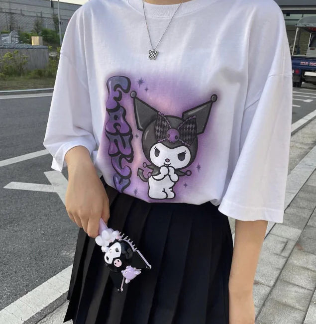 Wholesale Short Sleeve Harajuku T-Shirts in Stock