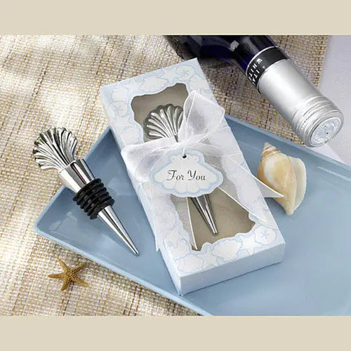Load image into Gallery viewer, Seashell Topper Wine Stopper
