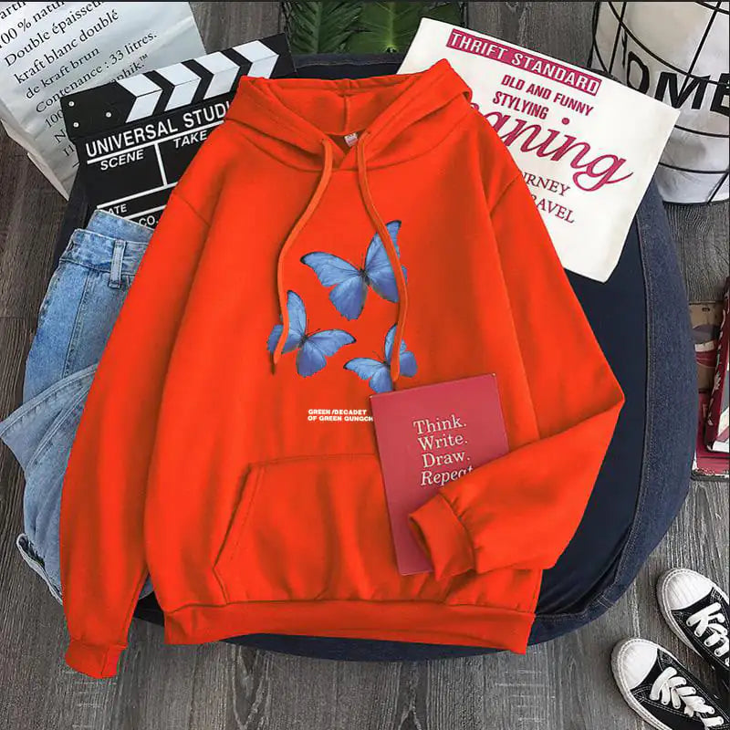 Sudaderas con capucha holgadas de terciopelo plus para hombres y mujeres