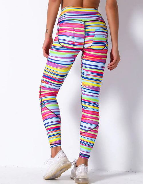 Load image into Gallery viewer, High Waist Stretch Fitness Running Pants
