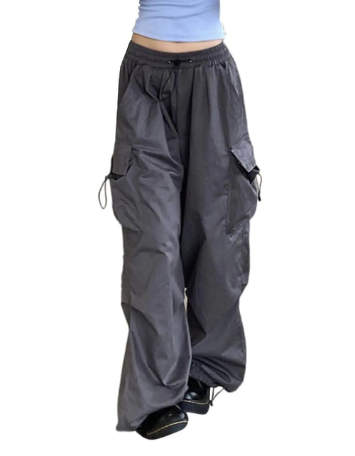 Load image into Gallery viewer, Summer Work Pants Women Womens Green Cargo Pants Pleated Wide Leg Pants Work Pants Cargo Cargo Pants for Women Cargo Sweat Pants for Women with Pockets Under $10 Bulk Resale
