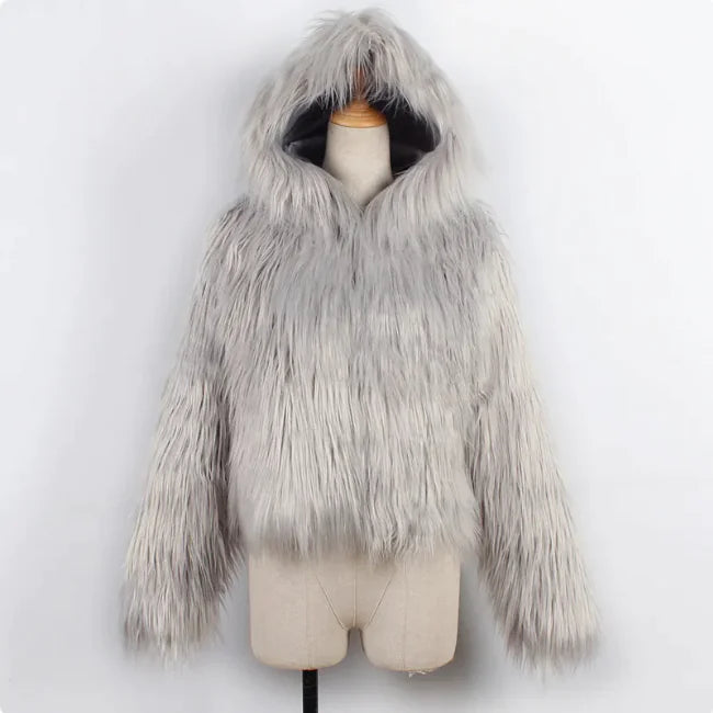 Wool & Faux Fur Jacket