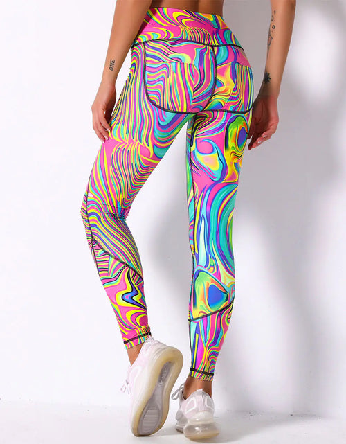 Load image into Gallery viewer, High Waist Stretch Fitness Running Pants
