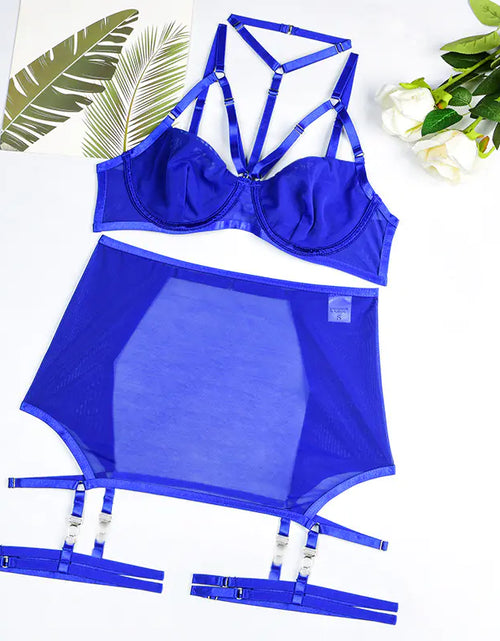 Load image into Gallery viewer, 2022 Women's Fashion Breathable Mesh Lingerie Set
