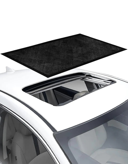 Load image into Gallery viewer, Sylvil Car Sunroof Sun Shade Magnetic Net Sun UV Protection Cover Breathable Mesh Auto Sunroof for UV Sun Protection for Baby Kids Universal Automotive SUV Car Accessories

