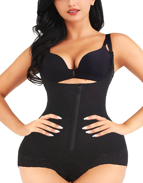 Load image into Gallery viewer, Shapewear Bodysuit Shapewear for Women Tummy Control Bodysuit Full Body Shaper for Women Body Shapewear Faja Colombiana (Black XX-Large)

